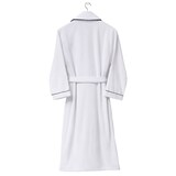 thumbnail of Benetton - Albornoz M/L 100% Algodón 360GSM en color Blanco y Bordado en Negro - BLACK & WHITE