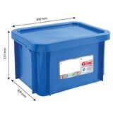 thumbnail of GILAC Bac renforcé Gilactiv 400 x 300 + couvercle - 15 L - Bleu G119690