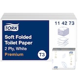 thumbnail of Tork Premium Recycelt 100% Toilettenpapier T3 2-lagig 114273 30 Stück à 252 Blatt