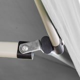 thumbnail of Zusammenklappbarer Faltpavillon 3 x 6 weiß mit wasserdichtem PVC überzogen