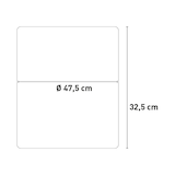 thumbnail of Lareira a bioetanol com braseiro de jardim redondo para interior e exterior RODI Branco d.47,5