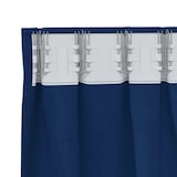 thumbnail of vidaXL Verdunkelungs-Vorhänge mit Ringen 2 pcs Dunkelblau 260 x 140 cm