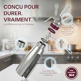 thumbnail of GOBEL - Siphon de cuisine professionnel INOX (conforme NF D21-901) - 1L - Qualité professionnelle