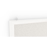 thumbnail of ALLboards Tableau blanc en liège 100×40 cm cadre en bois laqué BLANC