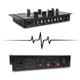 thumbnail of Pack Sono DJ Ampli 4000W, MEGA ENCEINTES 4x38cm de 2x2000W, Table de Mixage Bluetooth, ECLAIRAGE 8 Lumières LED, CLUB BAR FETES