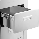 thumbnail of Royal Catering - Royal Catering RC-IKS04 Plonge En Inox Professionnelle Sur Meuble Bas Armoire Placard Avec Évier Acier Inoxydable (2 bacs : 400 x