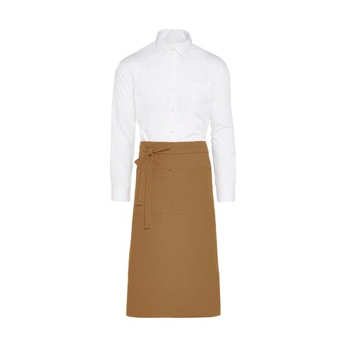 PROVENCE - Bistro Apron with Pocket: One Size / Caramel