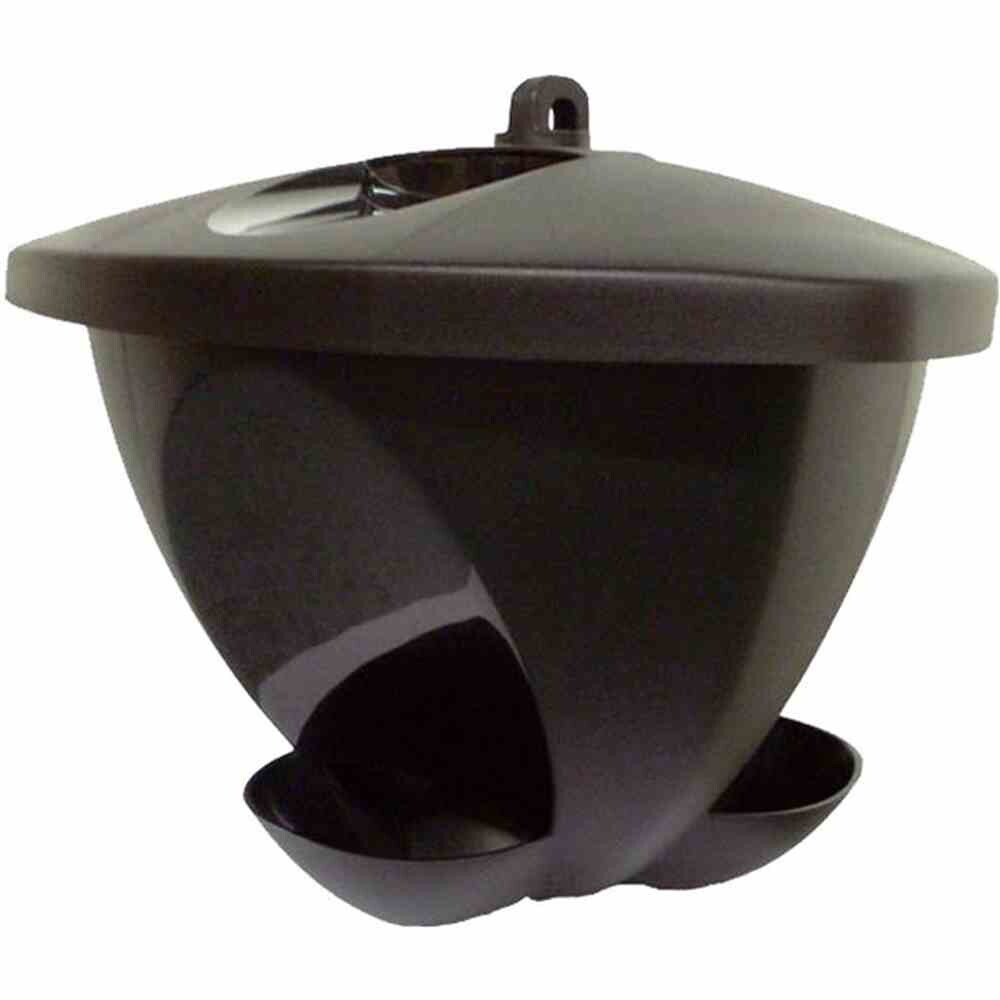 Vogelfutterhaus 4L schwarzMaße: Ø 29 cm, Kunststoff