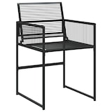 thumbnail of vidaXL 11-tlg. Garten-Essgruppe Schwarz Poly Rattan