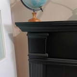 thumbnail of Caminetto Fuego Omar Negro 1500w a Parete Con Cornice Telecomando e Bruciatore Nero