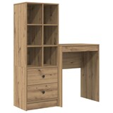 thumbnail of vidaXL Schreibtisch mit Schubladen 2 pcs Artisan-Eiche