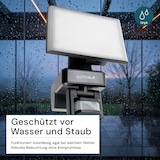thumbnail of LUXULA LED Fluter LX400193 20 W 4000 K neutralweiß schwarz IP54