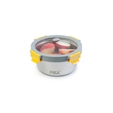thumbnail of PIKA - Boite alimentaire 650ml en inox et couvercle en verre trempé – Hermétique et légère – Compatible micro-ondes, four, congélateur – MetalShock