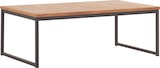 thumbnail of Mesa de centro madera maciza de acacia y acero 100x60x36cm