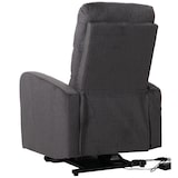 thumbnail of Fernsehsessel HWC-K62, Sessel Relaxsessel TV-Sessel, Liegefunktion Aufstehhilfe elektrisch, Metall Chenille ~ dunkelgrau