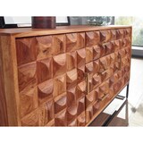 thumbnail of WOHNLING Sideboard 145x81x45 cm Holz Massiv Kommode Anrichte Modern Standschrank