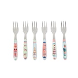 thumbnail of Excelsa set 6 fourchettes douces Xmas Sweet Pastels acier 15x1,5x2 cm multicolor