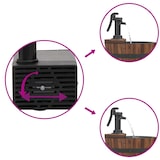 thumbnail of vidaXL Gartenbrunnen mit Pumpe 44,5x44,5x58 cm Massivholz Tanne
