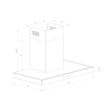 thumbnail of Campana Extractora Decorativa EVVO CE36