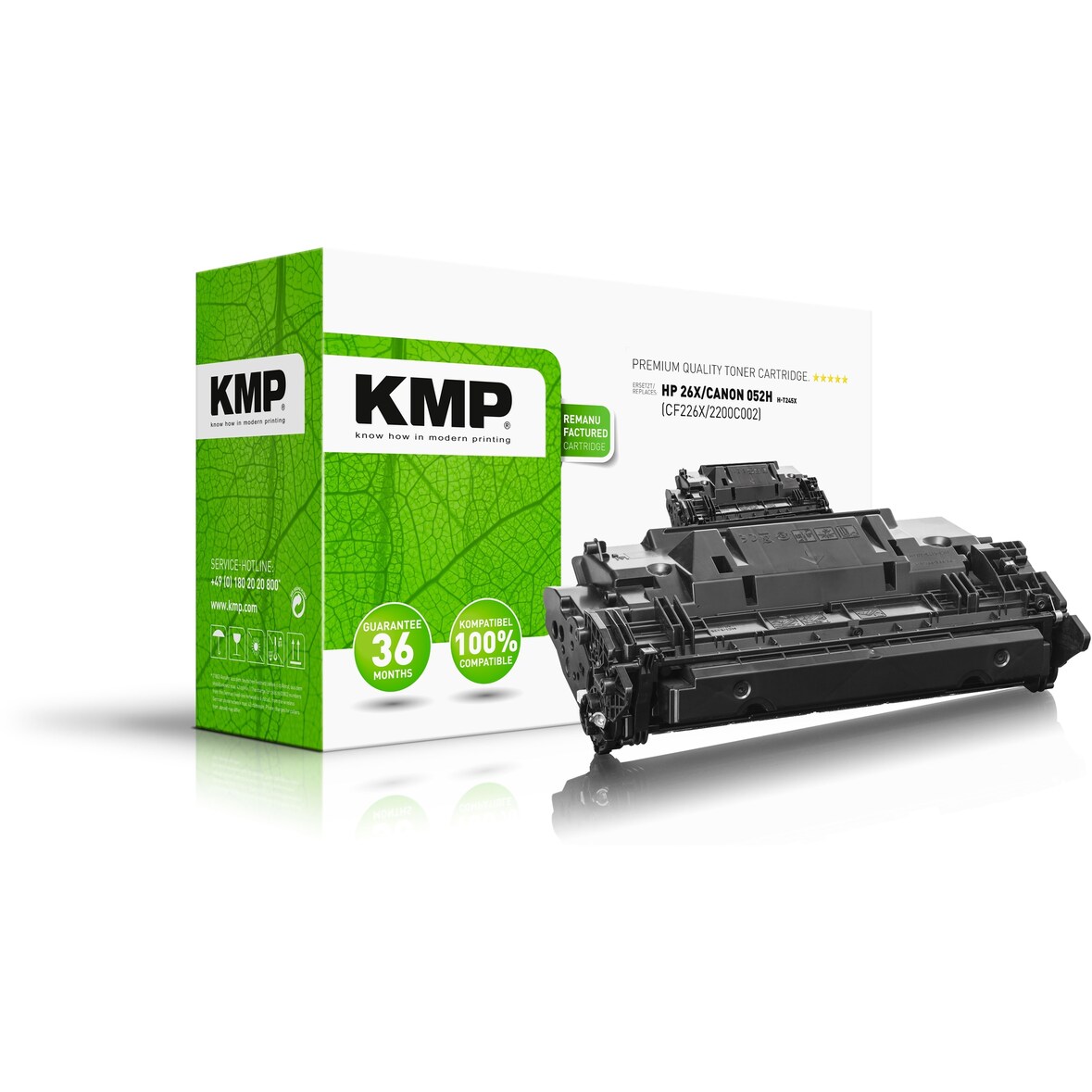 Toner 2539,3000 H-T245X wie HP 26X 12.000 Seiten schwarz