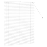 thumbnail of vidaXL Venetiaanse Jaloezieën met gordijnen Wit 130 x 105 cm Aluminium