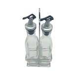 thumbnail of METRO PROFESSIONAL menage olie- en azijndispenser, roestvrij staal/glas, 5.5 x 11 x 22.7 cm, 180 ml