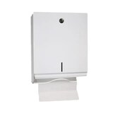 thumbnail of Falthandtuchspender Universal, Metall weiß, für ca. 750 Blatt #90960