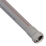 thumbnail of HT Rohr DN50 x 1500 mm Abflussrohr Abwasserrohr grau