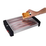 thumbnail of Tostador horizontal Jata TT591 grande (35 x 25 cm) con 5 barras de cuarzo. Mueble y parrilla de acero inox. 3 potencias de calor