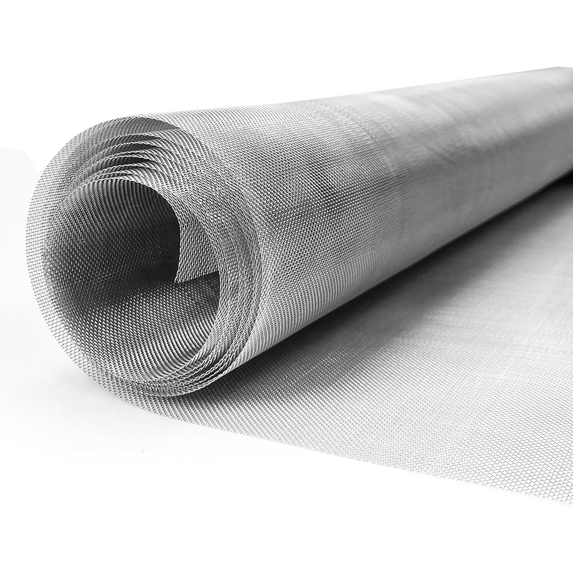 Drahtgeflecht Drahtgitter Feinmaschig 60X200CM Edelstahl Metall Insektengitter Gitternetz, Kellerfenster Gitter Hasendraht Drahtzaun, 30-Mesh