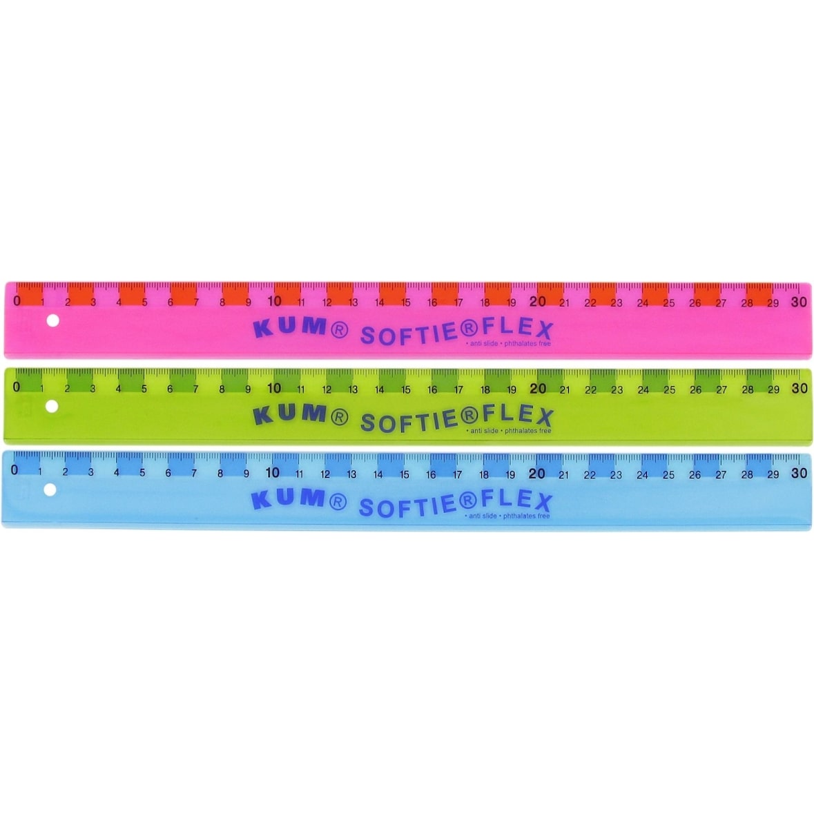 Lineal L03 Softie Flex 30cm farbig sortiert Packung mit 20 Stück