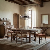 thumbnail of Bonetti Illumina -  Baltimore - Kronleuchter aus schwarz und rostlackiertem Eisen, 8 Lichter 126 - Ø76 - BL183-8-RG