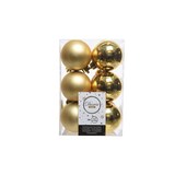 thumbnail of Decoris box 12 sfere oro diametro 60 mm 021830