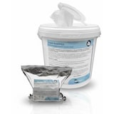 thumbnail of Desinfektionsmitteltücher im Eimer, 700 Tücher getränkt in Desinfektion ALKOHOLISCH (1 Eimer inkl. 5 Rollen je 140 Tücher)