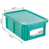 thumbnail of GILAC Bac renforcé HACCP 600 x 400 + couvercle - 35 L - Vert G119811