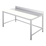 thumbnail of EURAST - Edelstahl/polyethylen-schneidetisch stärke 20 mm montiert - 1500x700x850 mm - 15130320