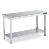 thumbnail of Mesa CENTRAL Acero Inox 120x60 CON ESTANTE