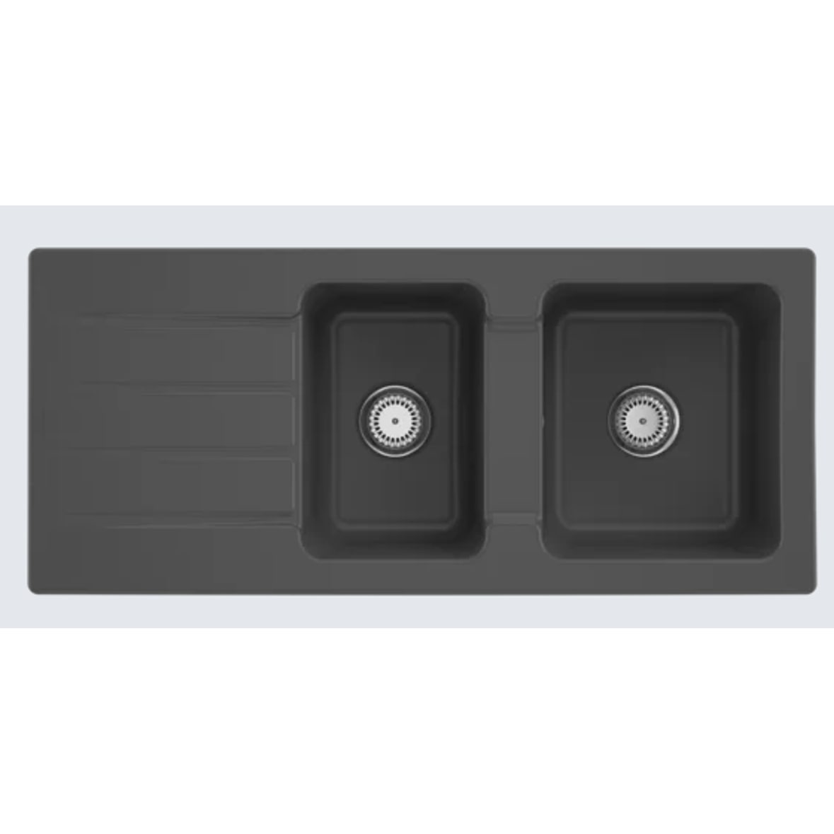 Villeroy&Boch Spülbecken, Küchenspüle Architectura 80 Graphite CeramicPlus 1160x510mm, Unterschrankbreite 80cm