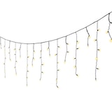 thumbnail of LED Lichtervorhang Eisregen Lichterkette Icicle 259 bernstein LED 11m Außen