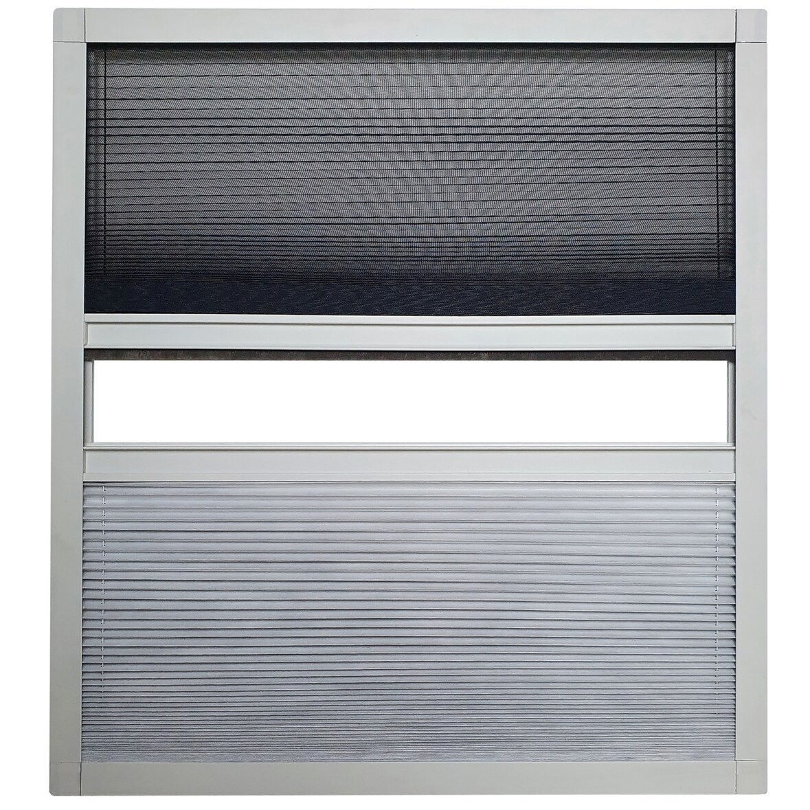 Fliegengitter Insektenschutz Dachfenster Plissee Alurahmen Bausatz,