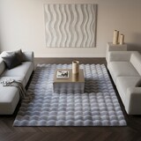 thumbnail of Hochflorteppich Einfarbig Kuschelig Waschbar Strapazierfähig Wohnzimmer Schlafzimmer Läufer Silber 80x250 cm – ALBA von Kadima Design