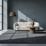thumbnail of Teppich Waschbar Uni Modern Esszimmer Flur Läufer Grau 80x250 cm OEKO-TEX Fußbodenheizung geeignet Gekettelt – LECH von Kadima Design