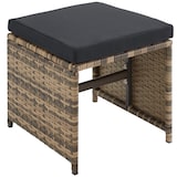 thumbnail of tectake Salon de jardin MALAGA 10 places avec housse de protection - marron naturel - 403731