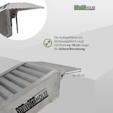 thumbnail of TRUTZHOLM 1x Profi Schwerlastrampe 255 cm 1650 kg Alu 30,5 cm Breite Auffahrrampe Verladerampe