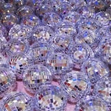 thumbnail of Spiegelkugel 5cm Mini Discokugel coole Party Disko Deko silber 12Stück