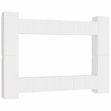 thumbnail of vidaXL 10-tlg. TV-Schrank-Set Weiß Holzwerkstoff