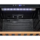 thumbnail of METRO Professional Cave à vin GWC2040, acier inoxydable, 54 x 54.3 x 83 cm, refroidissement statique par ventilateur,  40 bouteilles, noir/argenté