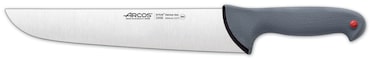 Arcos Faca de Talhante, Lâmina de Aço Inoxidável NITRUM de 300 mm, Cabo de Polipropileno revestido de Elastómero, Cor cinza