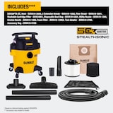 thumbnail of Dewalt DXV20PTA-QT Leiser Poly-Nass-/Trockensauger, 20 Liter, mit Einschaltautomatik