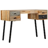 thumbnail of vidaXL Schreibtisch Wiederverwertetes Teak Massivholz 110 × 50 × 76 cm